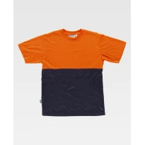 Camiseta de trabajo de manga corta Alta Visibilidad Bicolor C6020 - Workteam