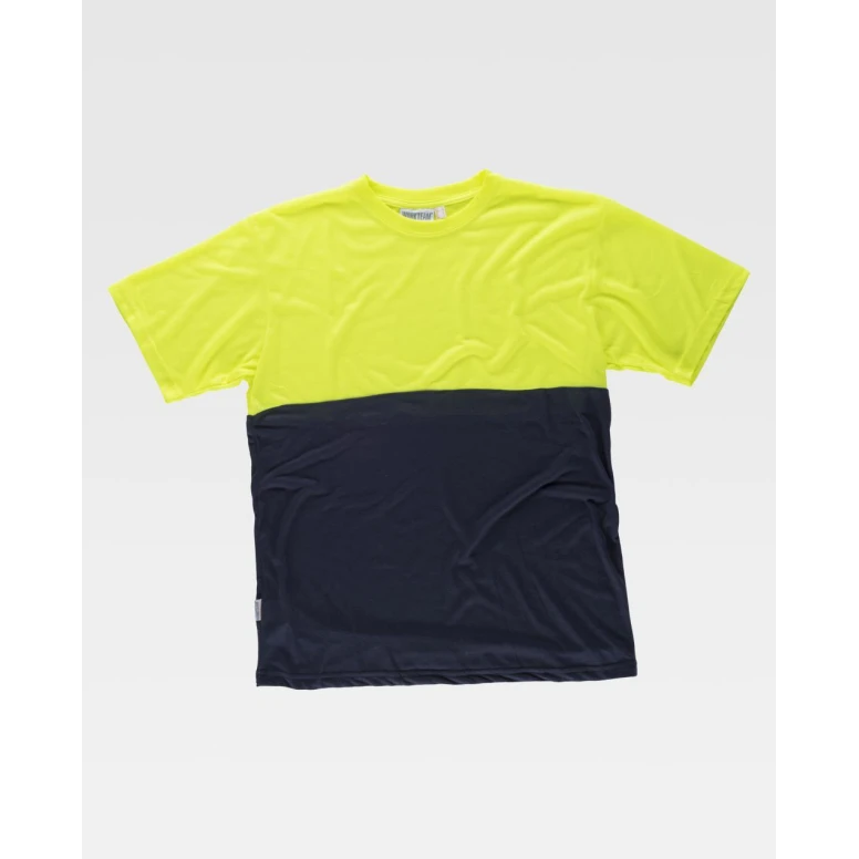 Camiseta de trabajo de manga corta Alta Visibilidad Bicolor C6020 - Workteam