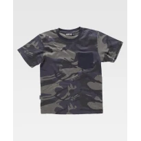 Camiseta de trabajo Camuflaje 100% Algodón S8520 - Workteam