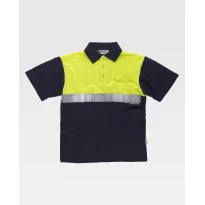 Polo de trabajo 100% Algodón Alta Visibilidad C3841 - Workteam