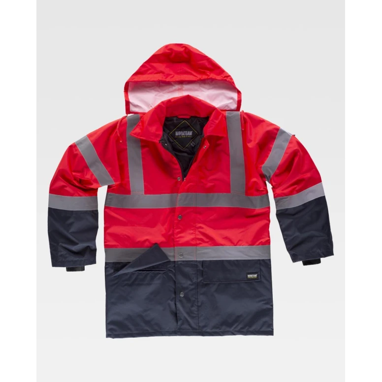 Parka de trabajo Acolchado Alta Visibilidad C3717 - Workteam