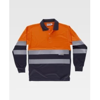 Polo de trabajo Combinado Alta Visibilidad C3870 - Workteam