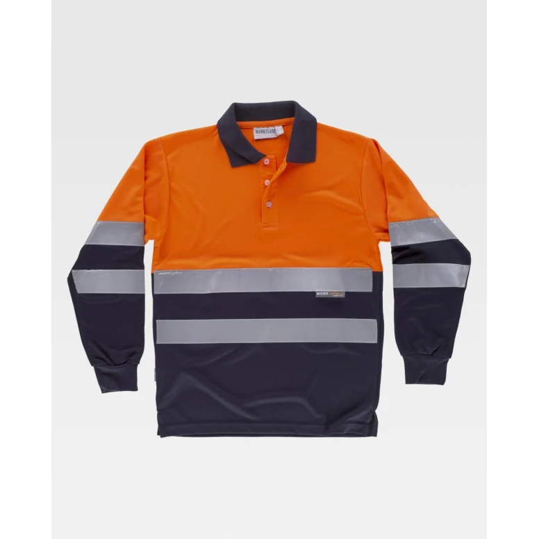 Polo de trabajo Combinado Alta Visibilidad C3870 - Workteam