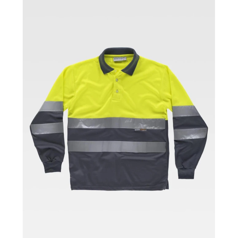 Polo de trabajo Combinado Alta Visibilidad C3870 - Workteam