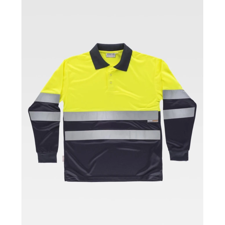 Polo de trabajo Combinado Alta Visibilidad C3870 - Workteam