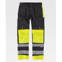 Pantalón de trabajo multibolsillos Alta Visibilidad C2914 - Workteam 2