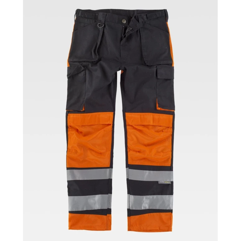 Pantalón de trabajo multibolsillos Alta Visibilidad C2914 - Workteam