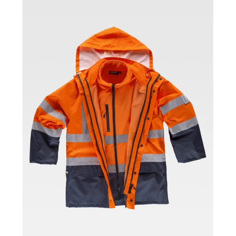 Parka de trabajo Alta Visibilidad C3745 - Workteam