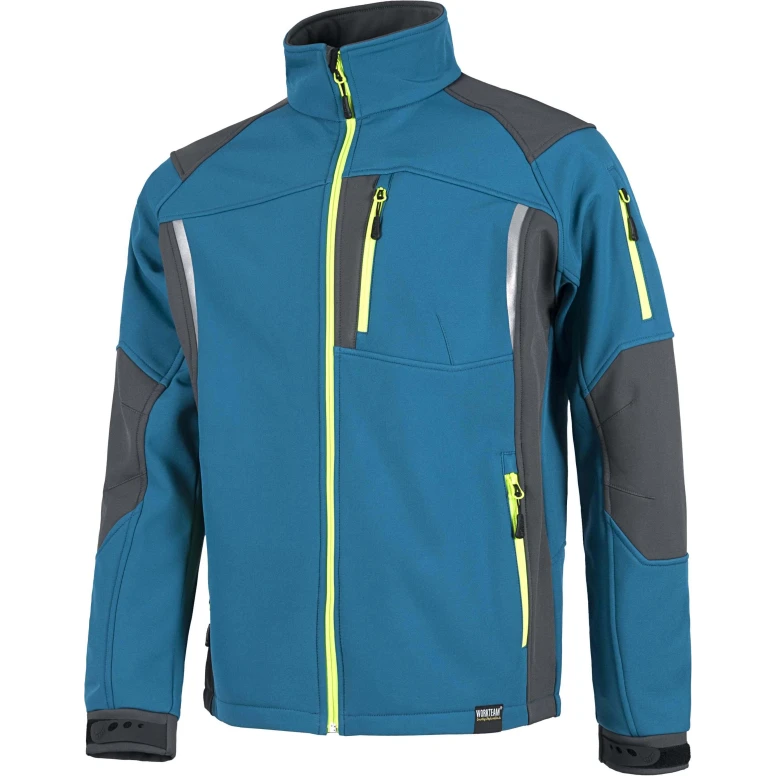 Chaqueta Workshell combinada con cremallera de nylon - Workteam