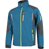Chaqueta Workshell combinada con cremallera de nylon - Workteam
