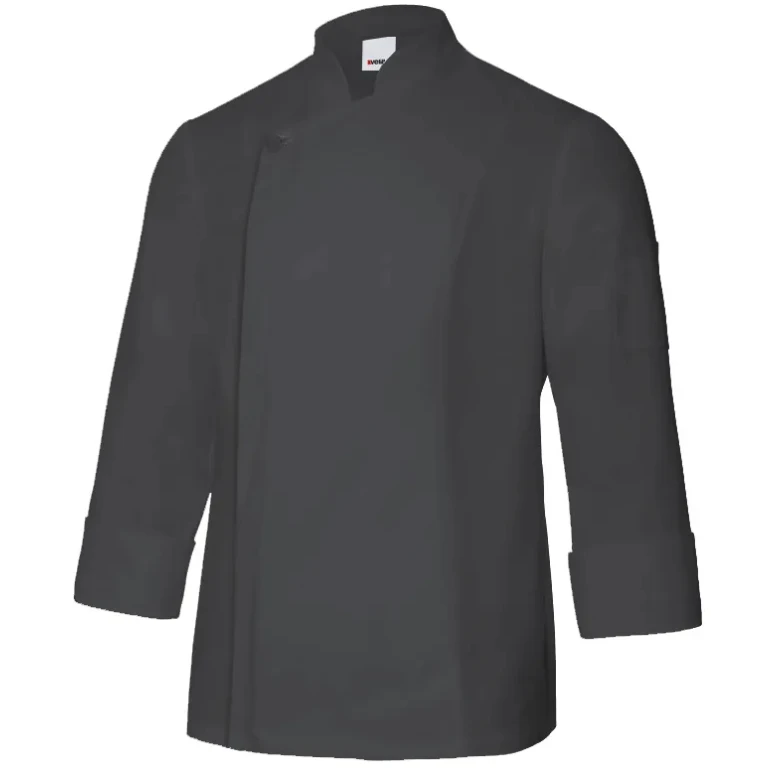 Chaqueta coreana de chef de trabajo con cremallera Velilla 405202TC