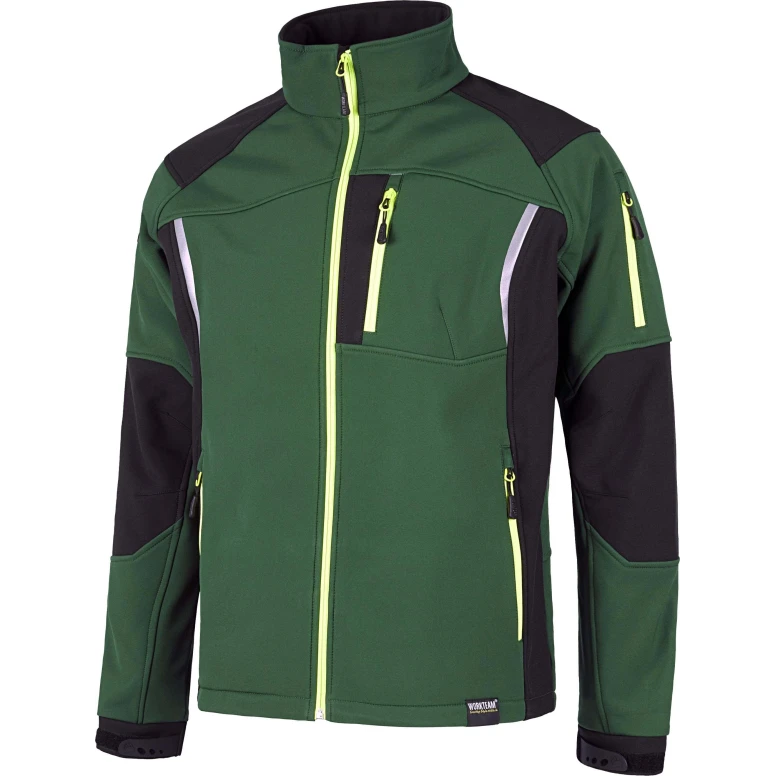 Chaqueta Workshell combinada con cremallera de nylon - Workteam