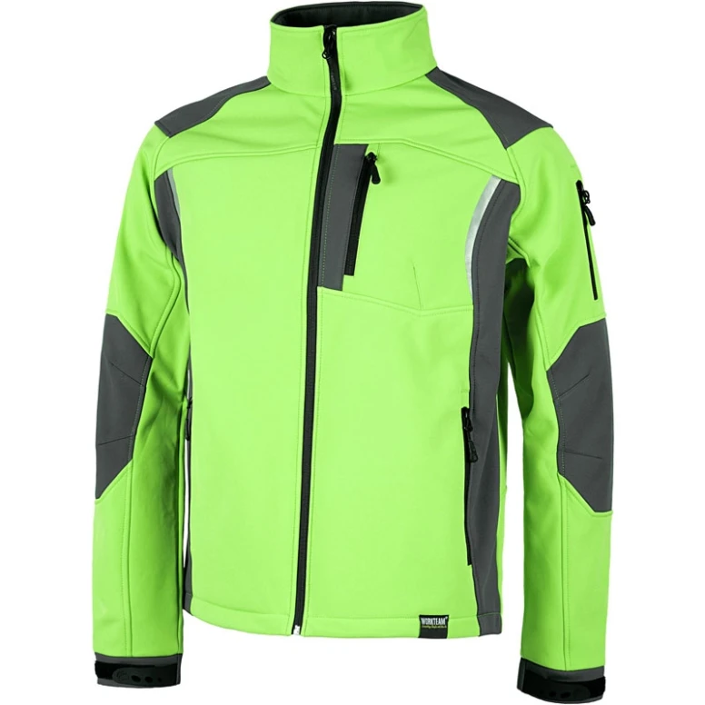 Chaqueta Workshell combinada con cremallera de nylon - Workteam