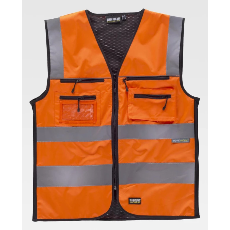 Chaleco de trabajo Combinado Alta Visibilidad C2901 - Workteam