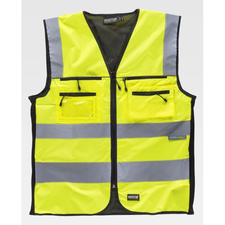 Chaleco de trabajo Combinado Alta Visibilidad C2901 - Workteam