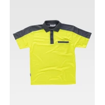Polo de trabajo Combinado Alta Visibilidad C2805 - Workteam