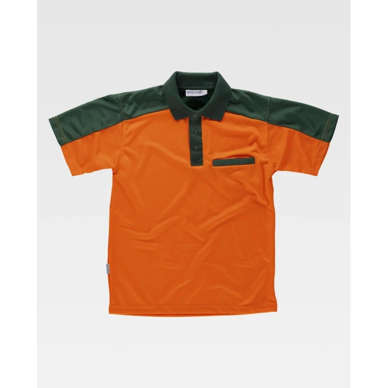 Polo de trabajo Combinado Alta Visibilidad C2805 - Workteam