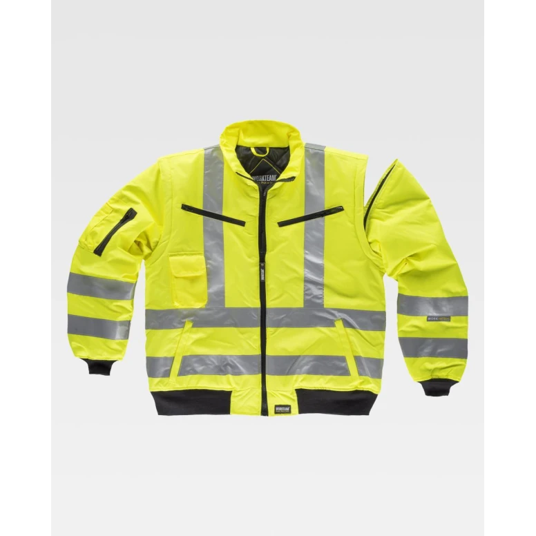 Chaqueta de trabajo Acolchada Alta Visibilidad C3720 - Workteam