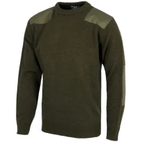 Jersey de cuello redondo en punto grueso con refuerzos - Workteam