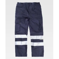 Pantalón de trabajo multibolsillos bandas reflectantes B1447 - Workteam