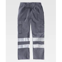 Pantalón de trabajo multibolsillos bandas reflectantes B1447 - Workteam 2