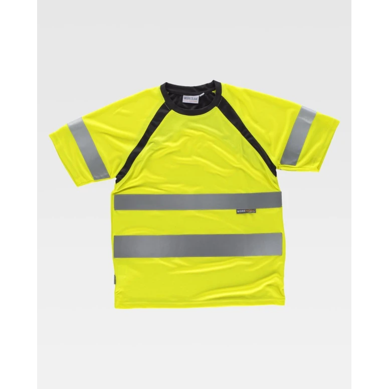 Camiseta de trabajo Combinada Alta Visibilidad C2941 - Workteam