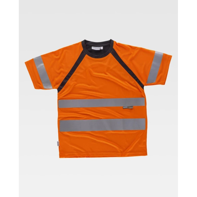 Camiseta de trabajo Combinada Alta Visibilidad C2941 - Workteam