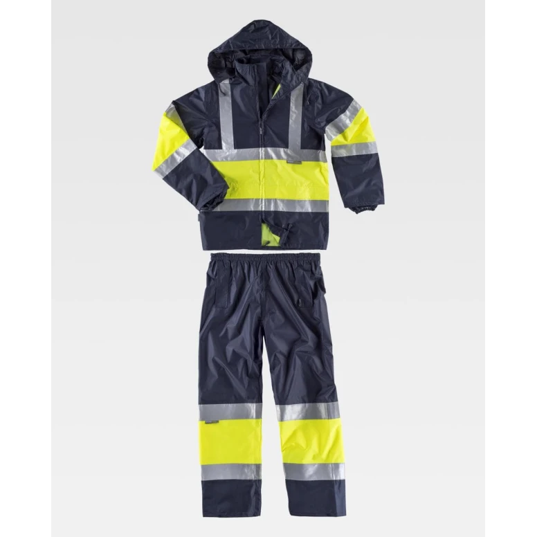 Conjunto impermeable Alta Visibilidad S2018 - Workteam
