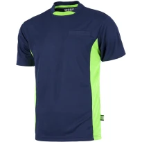 Camiseta Combinada de manga corta Alta Visibilidad - Workteam