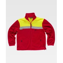 Sudadera bicolor de trabajo de forro polar C4030 - Workteam