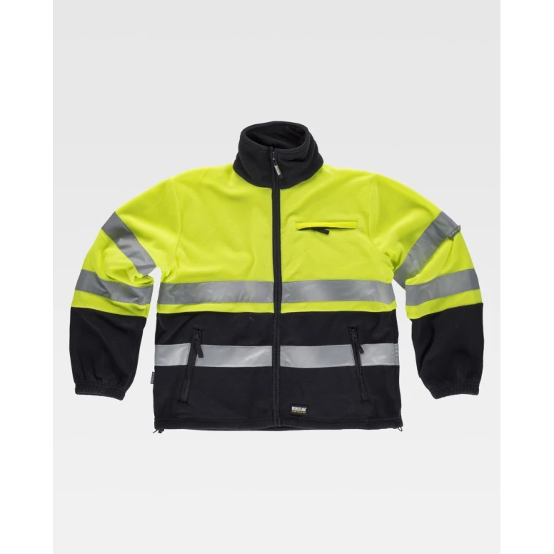 Chaqueta de forro polar de trabajo Alta Visibilidad C4025 - Workteam