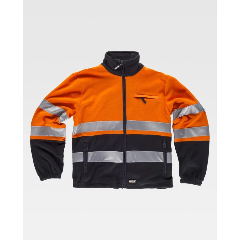 Chaqueta de forro polar de trabajo Alta Visibilidad C4025 - Workteam