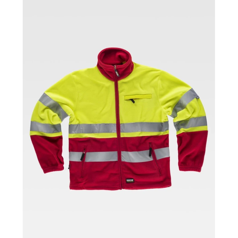 Chaqueta de forro polar de trabajo Alta Visibilidad C4025 - Workteam