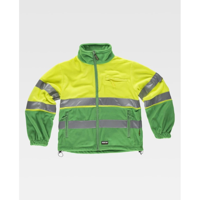 Chaqueta de forro polar de trabajo Alta Visibilidad C4025 - Workteam