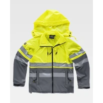 Cazadora de trabajo Workshell Stretch Alta Visibilidad S9525 - Workteam