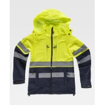 Cazadora de trabajo Workshell Stretch Alta Visibilidad S9525 - Workteam