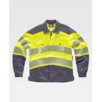 Chaqueta de trabajo en tejido elástico Alta Visibilidad C2710 - Workteam 2