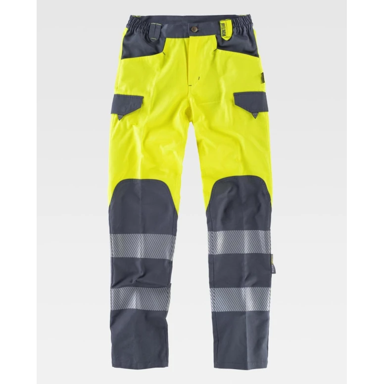 Pantalón de trabajo Combinado Alta Visibilidad C2715 - Workteam