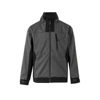 Chaqueta con cremallera larga y capucha de trabajo Softshell Multibolsillos Velilla 206007