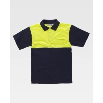 Polo de trabajo 100% Algodón Alta Visibilidad C3840 - Workteam 2