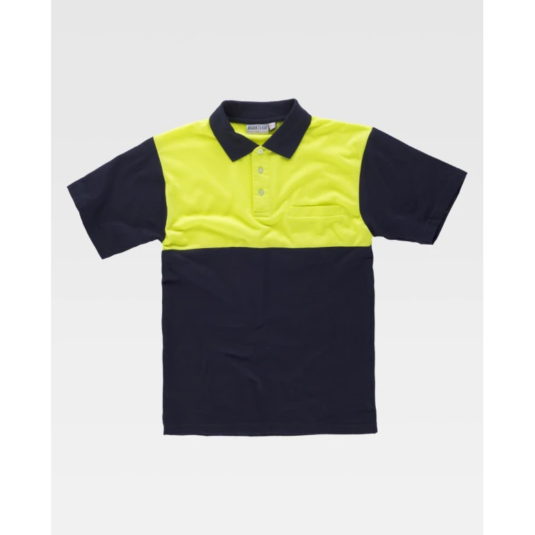 Polo de trabajo 100% Algodón Alta Visibilidad C3840 - Workteam