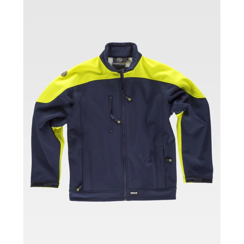 Chaqueta de trabajo Workshell Combinada Elástica S9510 - Workteam