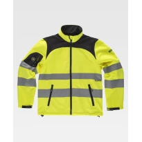 Chaqueta de trabajo Workshell Stretch Alta Visibilidad C2930 - Workteam