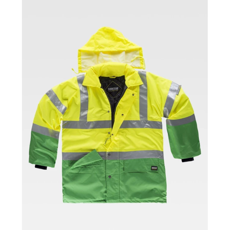 Parka de trabajo Alta Visibilidad C3711 - Workteam
