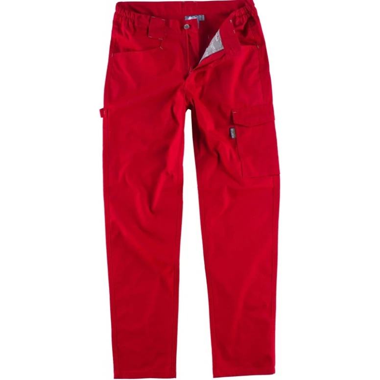 Liquidación total - Pantalón de trabajo Workteam Elásticos B4030 Talla 3xl color rojo