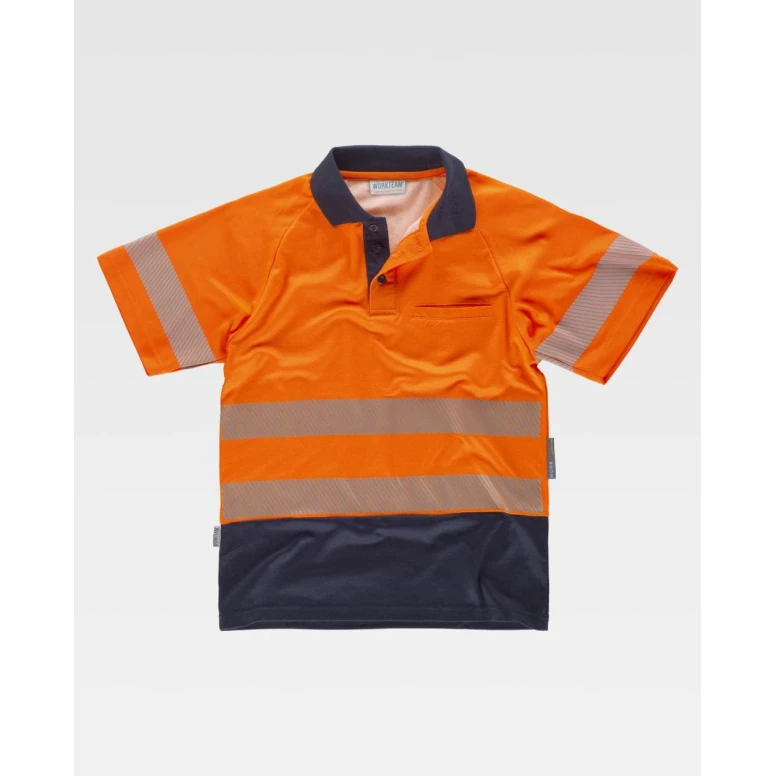 Polo de trabajo Combinado Alta Visibilidad C3895 - Workteam