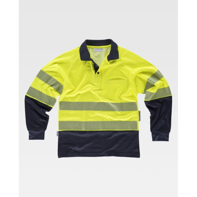 Polo de trabajo Combinado M/L Alta Visibilidad C3896 - Workteam
