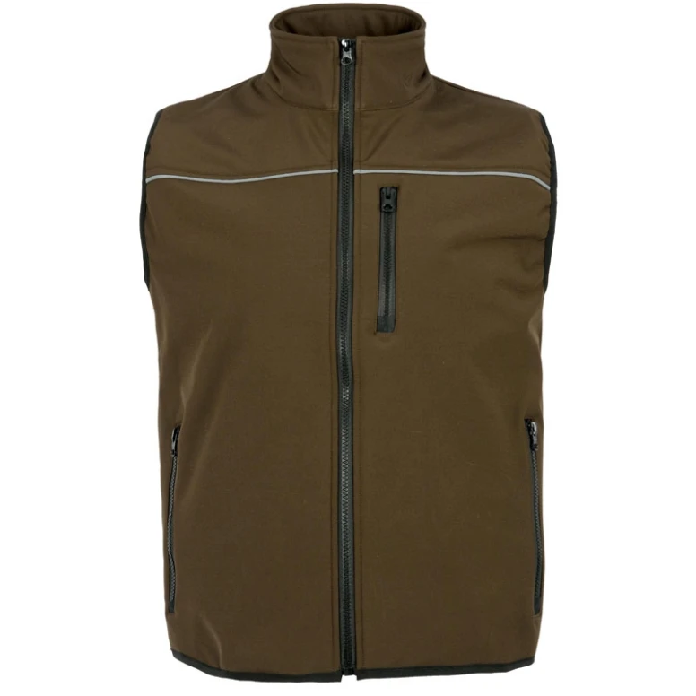 Chaleco Workshell invernal multibolsillos con detalles reflectantes - Workteam
