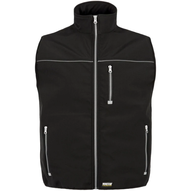 Chaleco Workshell invernal multibolsillos con detalles reflectantes - Workteam