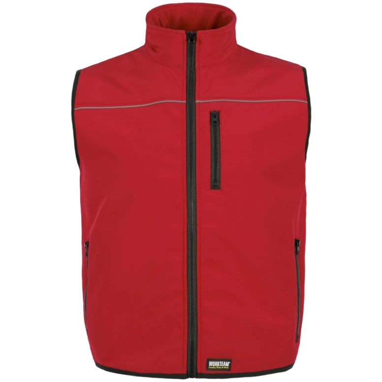 Chaleco Workshell invernal multibolsillos con detalles reflectantes - Workteam